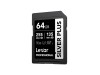 LEXAR SDcard 64GB SILVER PLUS SDXC UHS-I 64GB W 135MB/s R 255MB/s LSDSIPL064G-BNNNG LEXAR SDcard 64GB SILVER PLUS SDXC UHS-I 64GB W 135MB/s R 255MB/s LSDSIPL064G-BNNNG